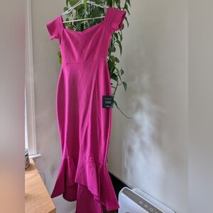 Lulus hot pink dress